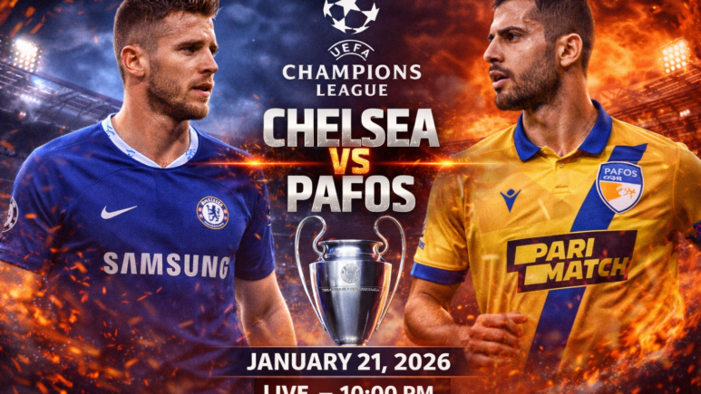 مباراة تشيلسي وبافوس اليوم بث مباشر في دوري أبطال أوروبا