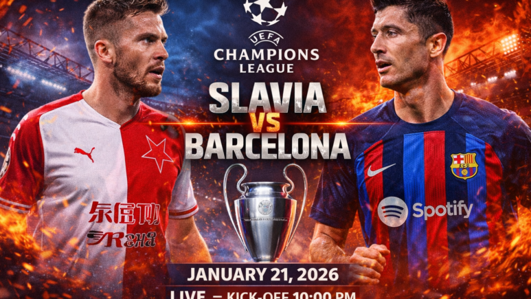 مباراة سلافيا براغ وبرشلونة اليوم بث مباشر في دوري أبطال أوروبا